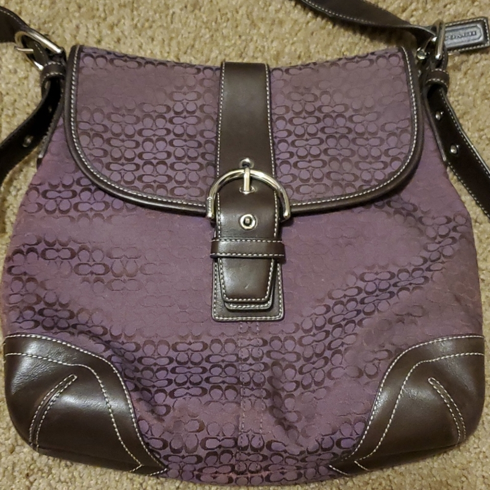 Purple Coach Crossbody
